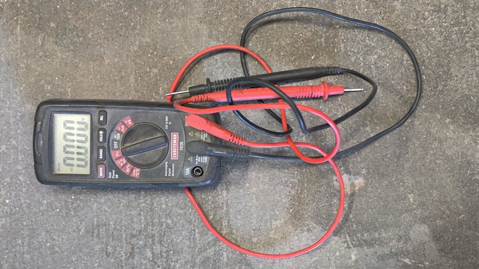 multimeter to troubleshoot electrical problems on a car or truck.